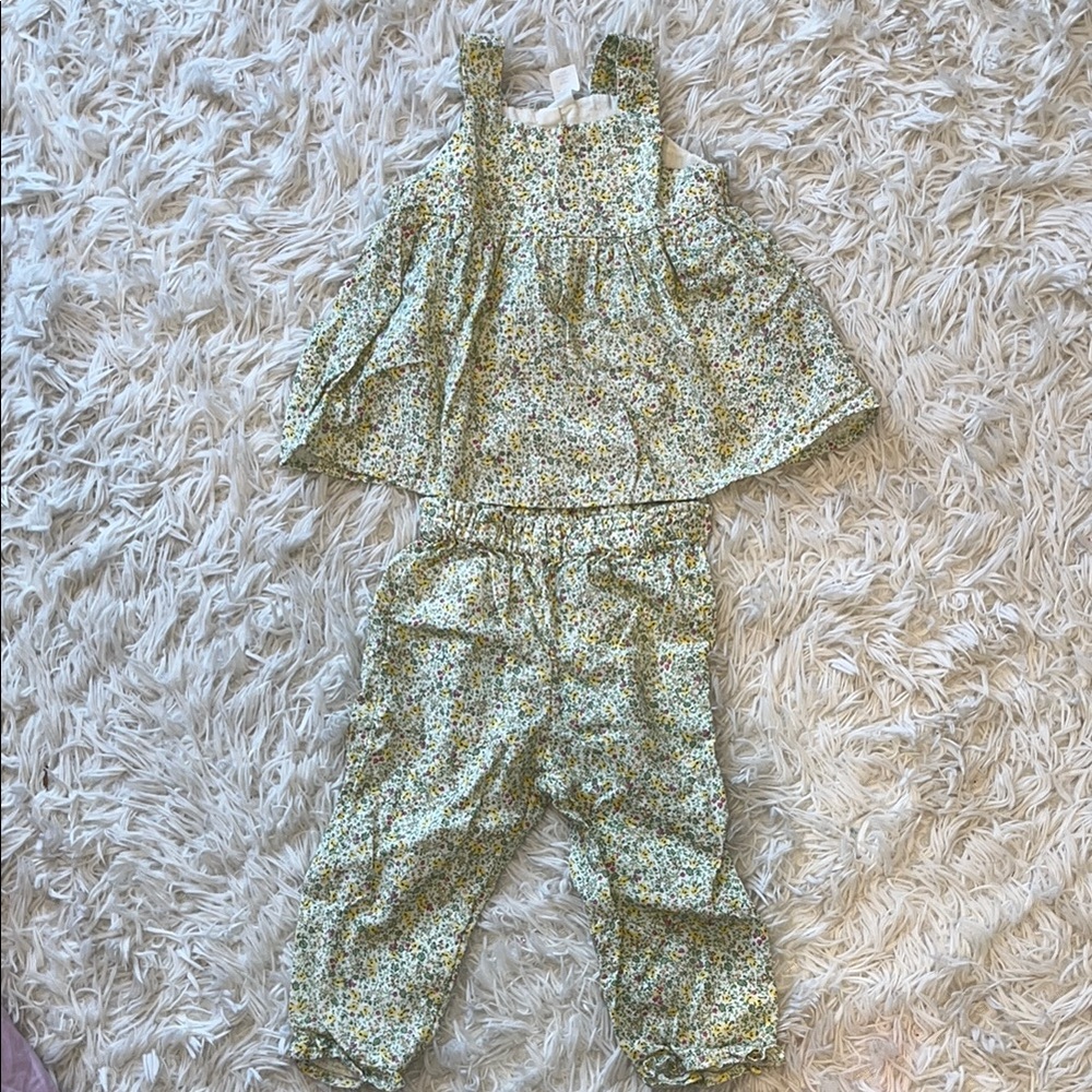 Floral Sleeveless Jumpsuit